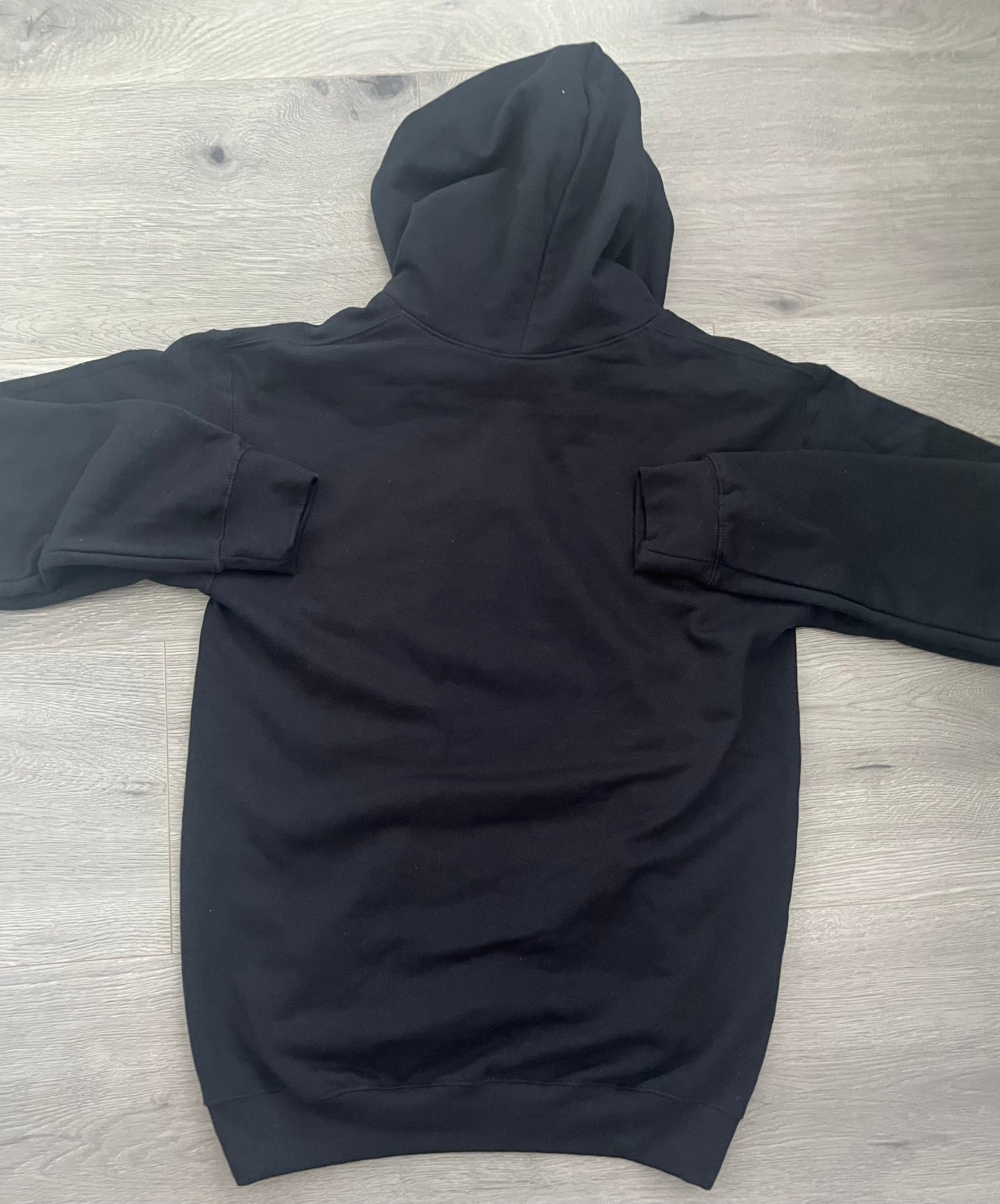 Midweight Fleece Adult Hoodie| navy/black with silver diamond print